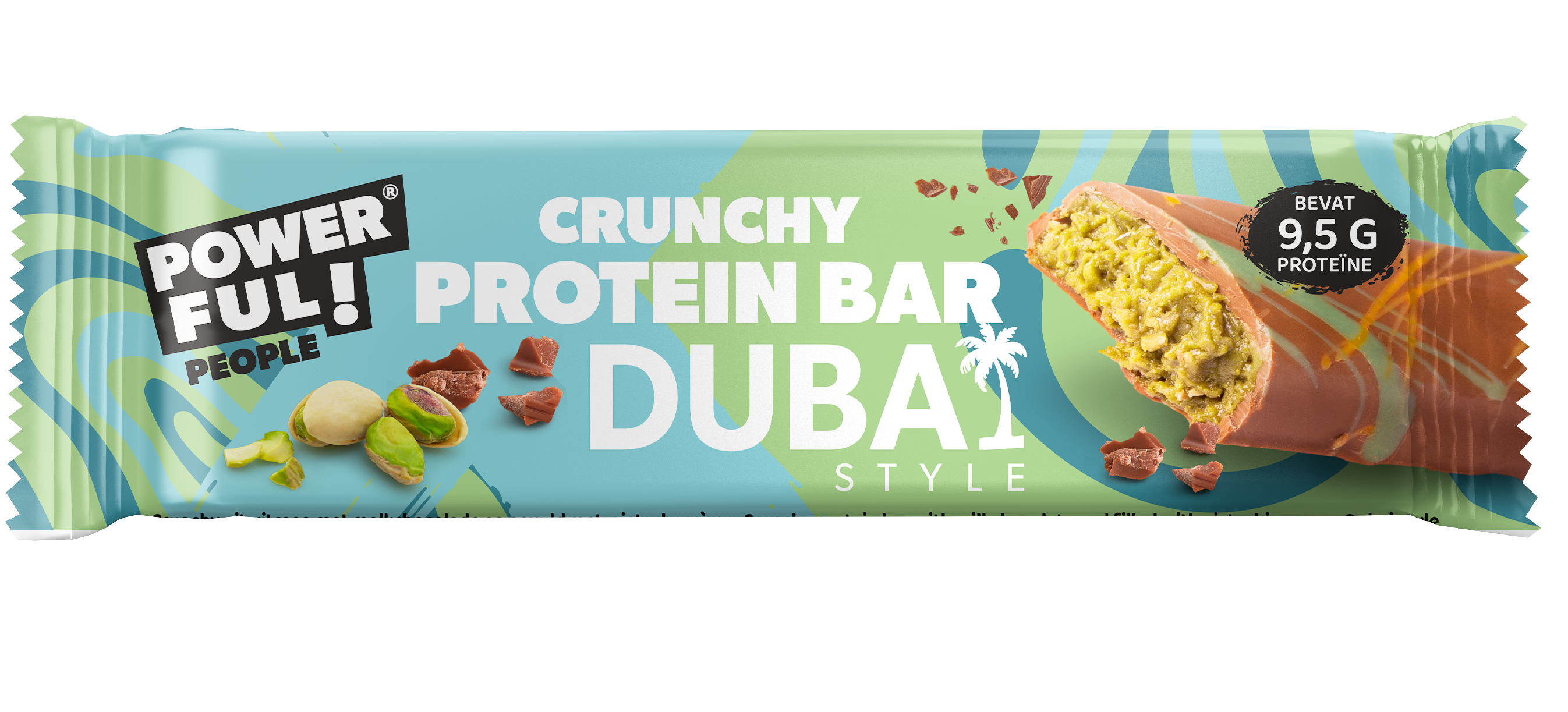 Powerful People  Protein bar Dubai style 45 Gram