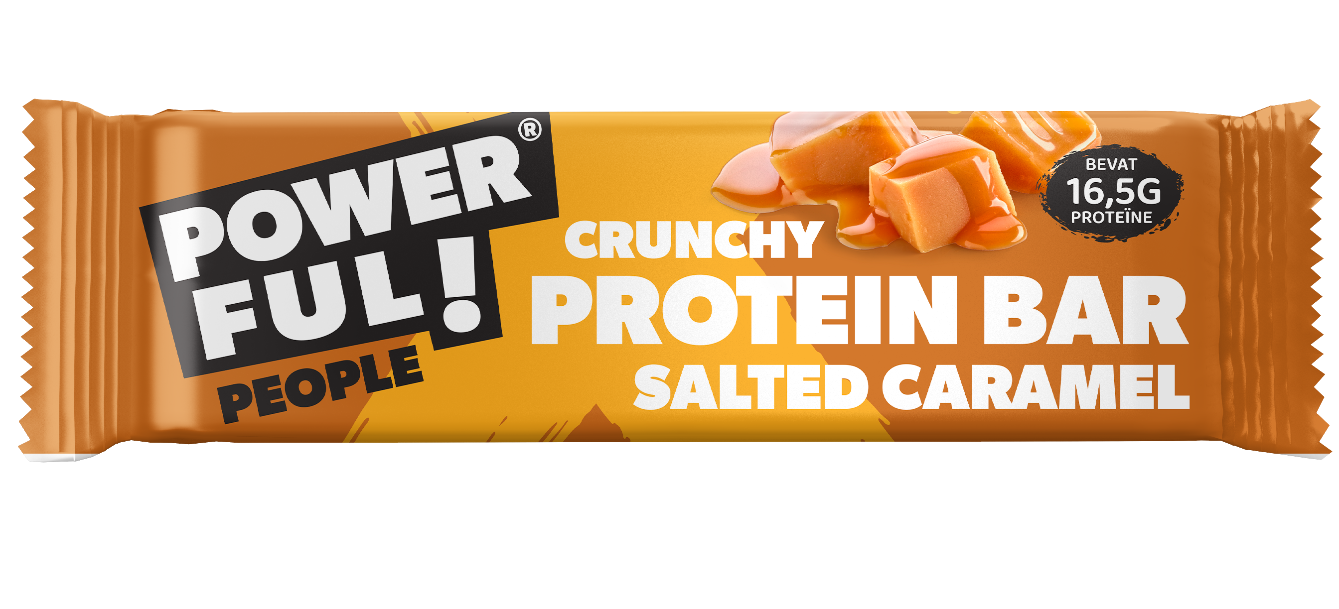 Powerful People  Protein bar salted caramel 55 Gram