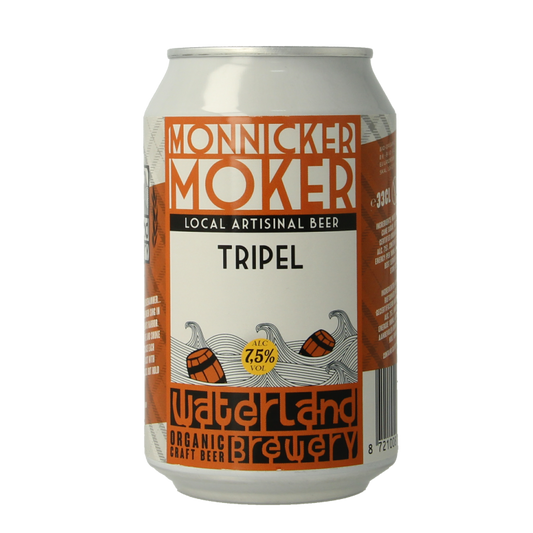 Waterland Brewery Tripel monnicker moker bio 330 Milliliter