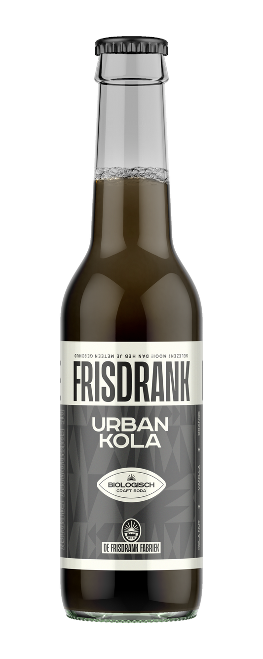 De Frisdrank Fabriek  Koolzuurhoudende frisdrank urban kola bio 275.00 Milliliter
