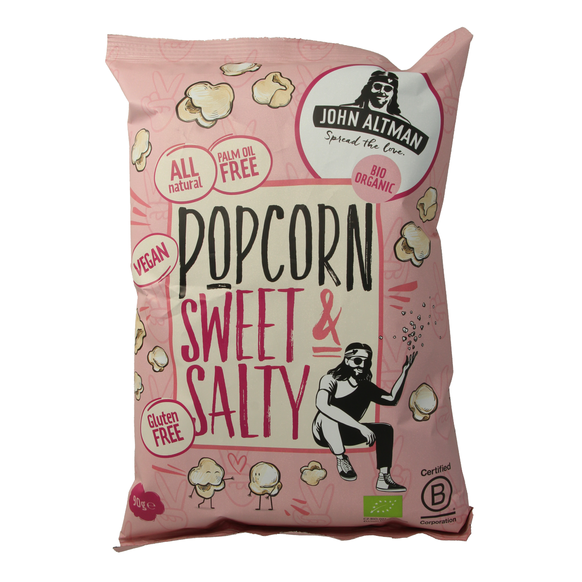 John Altman Popcorn sweet & salty bio 90.00 Gram