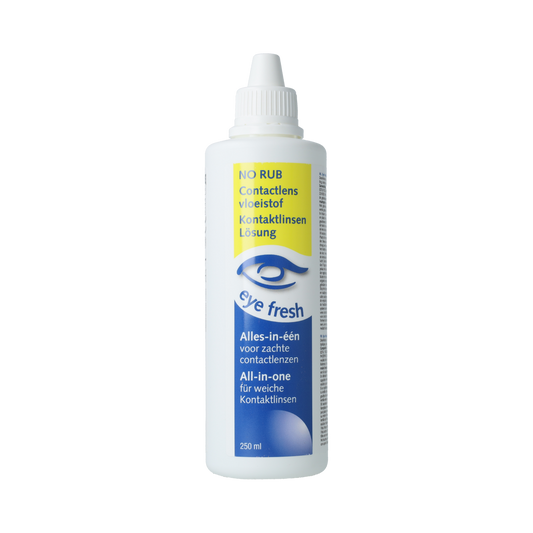 Eyefresh No Rub Alles-in-één vloeistof voor zachte lenzen 250.00 Milliliter