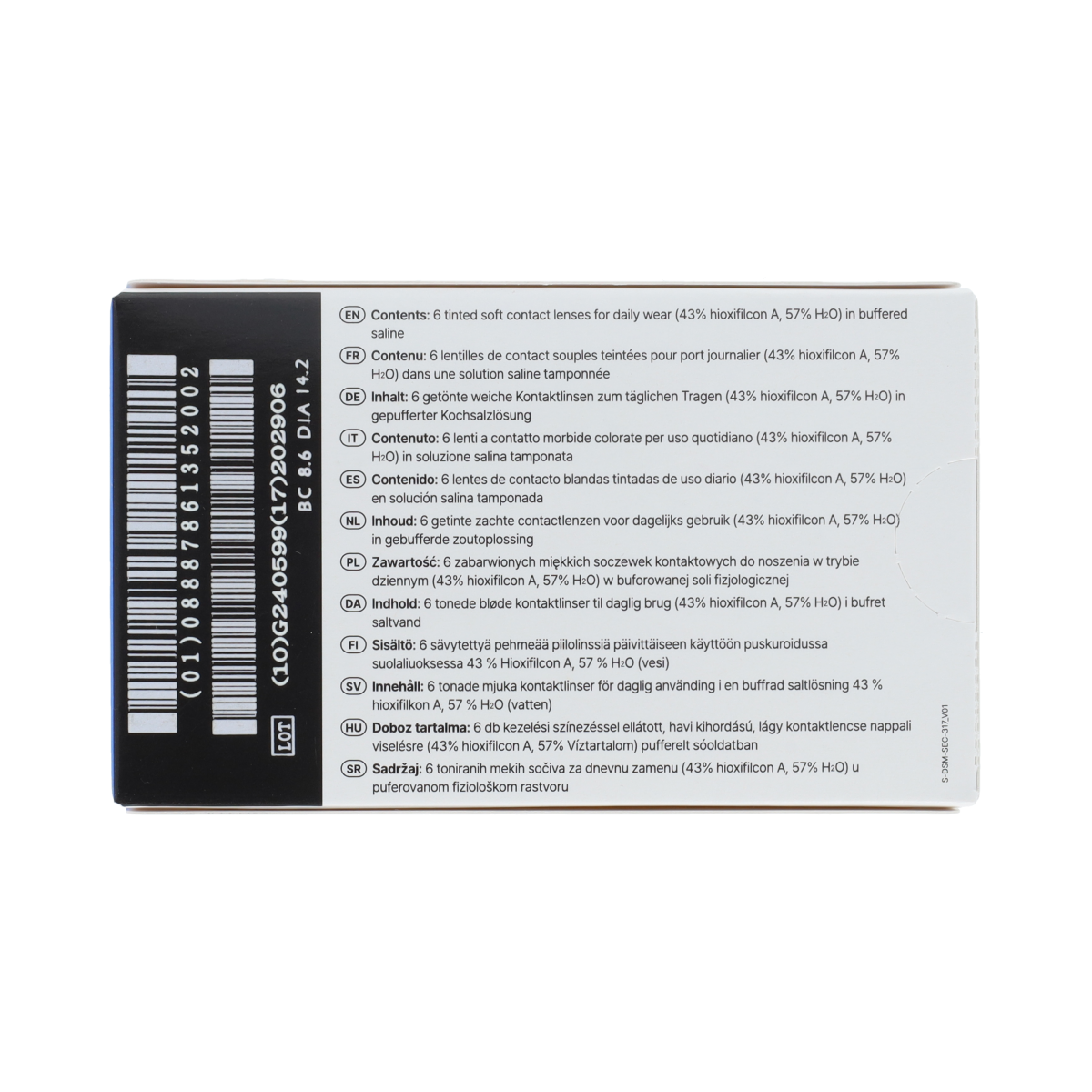 Eyefresh Eye Fresh maandlenzen 6-pack -2.00 6.00 Stuks