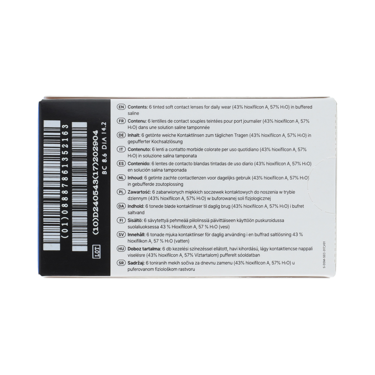 Eyefresh Eye Fresh maandlenzen 6-pack -6.00 6.00 Stuks