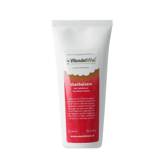 Wandelwol Voetverzorging 100.00 Milliliter Wandelwol Lanoline voetbalsem 100.00 Milliliter