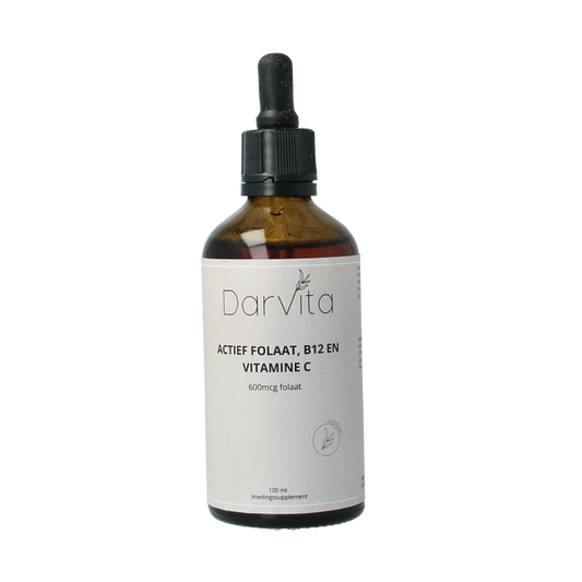 Darvita Folaat B12 en vitamine C 100.00 Milliliter