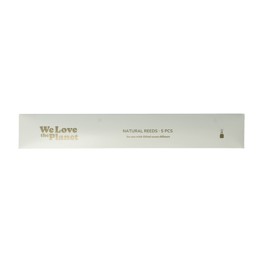 We Love The Planet Natural reeds geurstokjes voor 100ml diffuser 5.00 Stuks