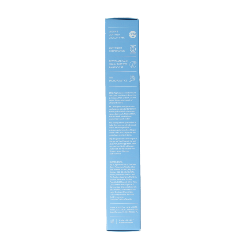 Smyle Tandpasta fresh mint tube 80 Milliliter