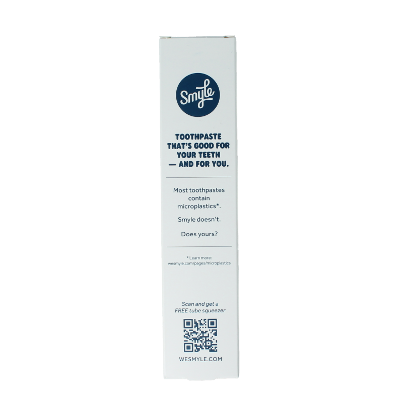 Smyle Fresh Mint fluoride-free toothpaste in 80ml tube, showing the packaging and tube design.