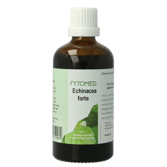 Fytomed Echinacea Forte bio herbal extract in a 100ml bottle, part of Fytomed's herbal supplement range.