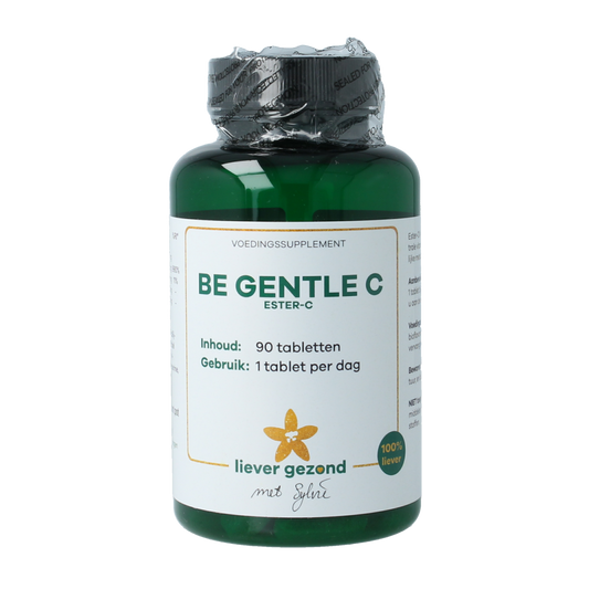 Liever Gezond Cal C 1000 vegetarian capsules, multi-vitamin supplement for bone health and immune support.