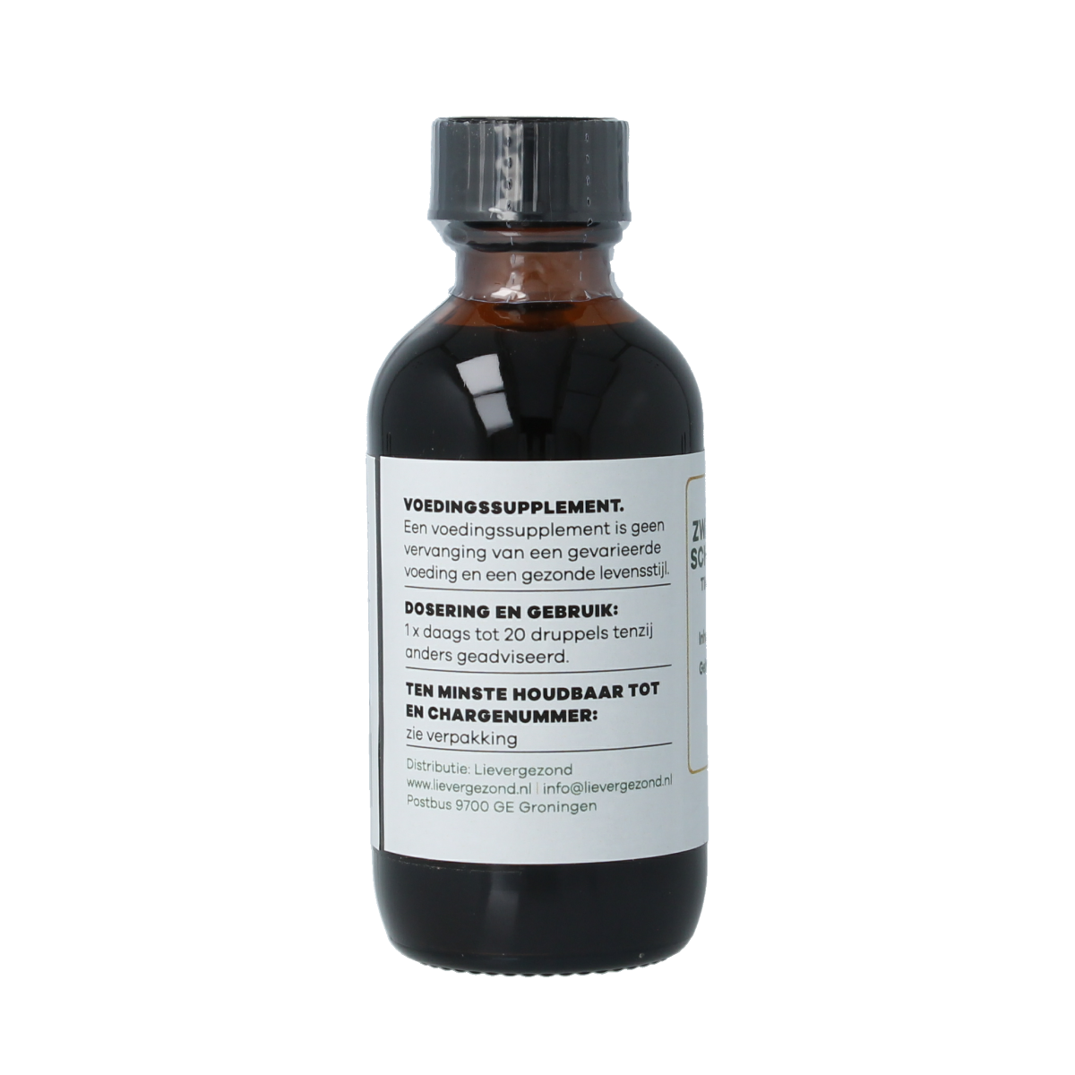 Liever Gezond Zwarte walnootschil tinctuur clark 60.00 Milliliter