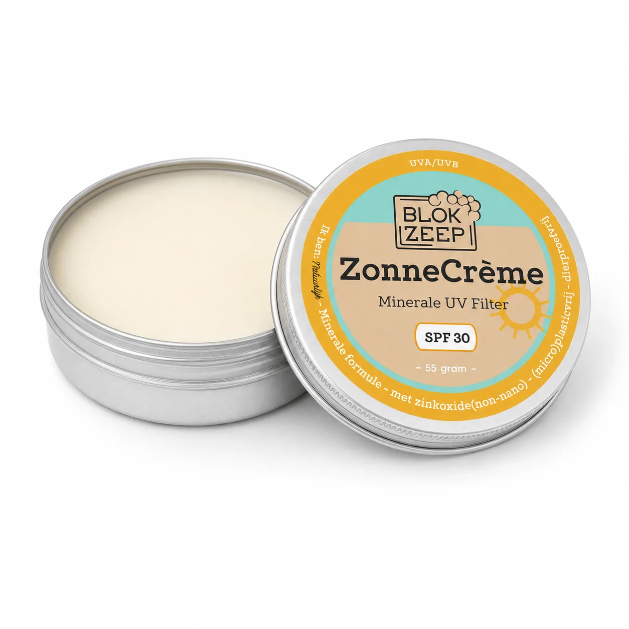 Blokzeep ZonneCrème - Zonnebrand SPF30 55.00 Gram