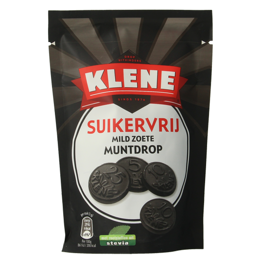 Klene Muntdrop suikervrij 100.00 Gram