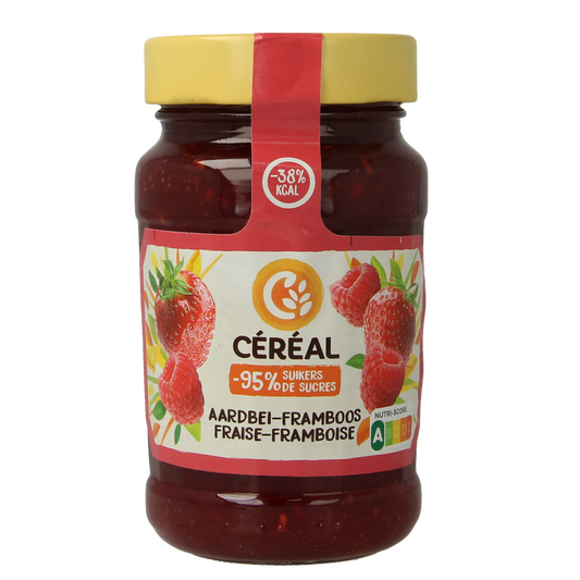 Cereal Fruit aardbei framboos suikervrij 270.00 Gram