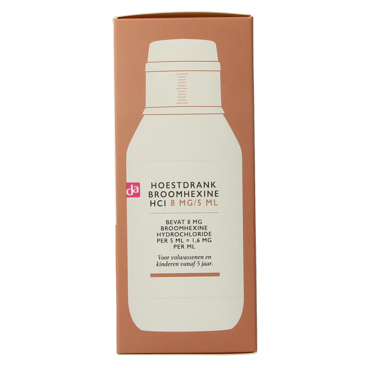 DA Hoestdrank broomhexidine 8mg  150.00 Milliliter