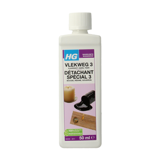 HG Vlekweg nr. 3 kaarsvet/hars/etc 50.00 Milliliter