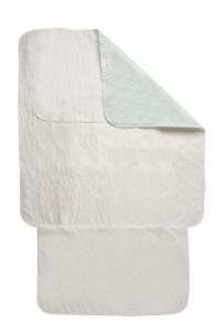 Hekura incontinence washable underlay 85x90 cm without insertion strip, waterproof fabric, suitable for adult protection.