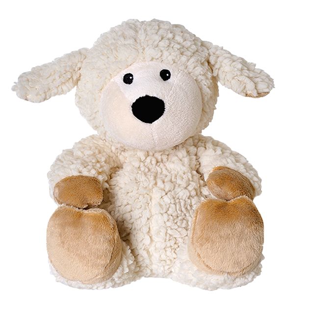 Warmies Schaap lockesherpa beige uitneembare vull 1 Stuks