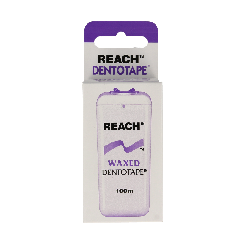 Reach Dentotape waxed floss 100 meter 1 Stuks