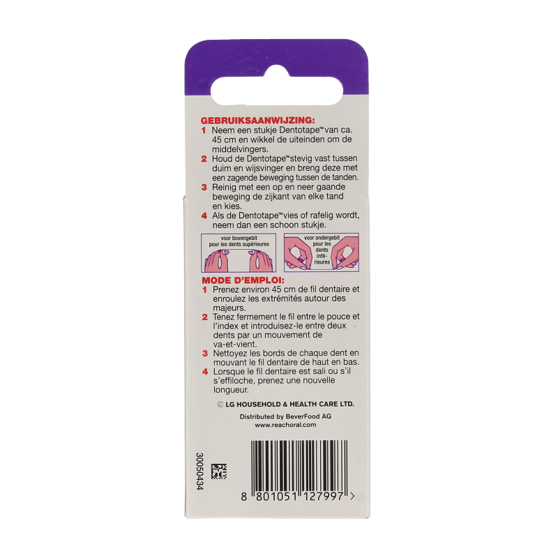 Reach Dentotape waxed floss 100 meter 1 Stuks