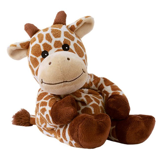 Warmies Giraffe Giraffana lavender plush toy, soft stuffed animal from Warmies, designed for cuddling and comfort.