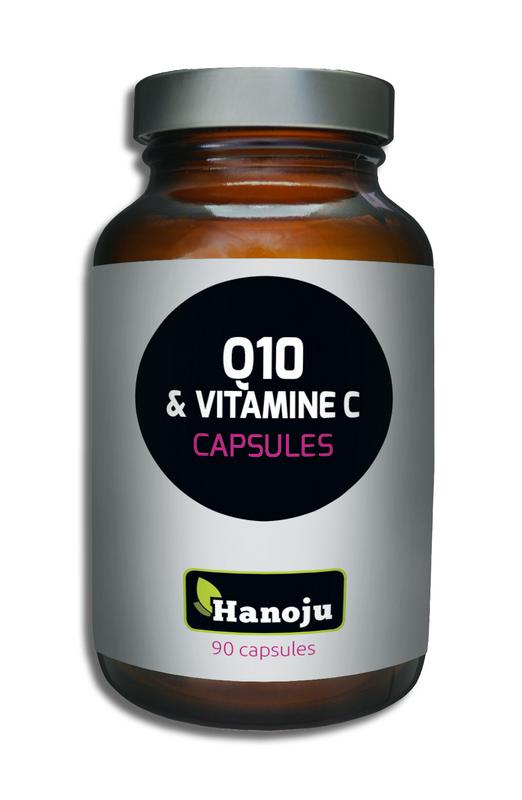 Hanoju Co-enzym Q10 30mg vitamine C 500mg 90 Vegetarische capsules