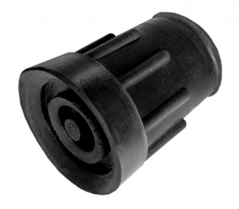 Able 2 Kruk- en stokdoppen 19mm zwart 2 Stuks