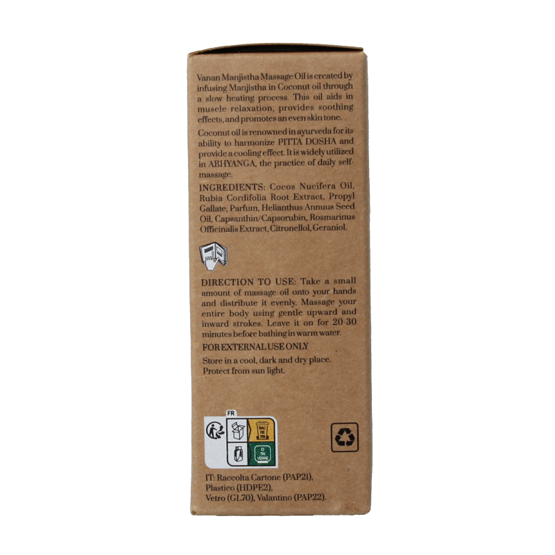 Vanan Manjistha massage oil 90 Milliliter