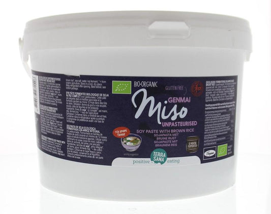 TerraSana Genmai miso ongepasteuriseerd emmer bio 2500.00 Gram