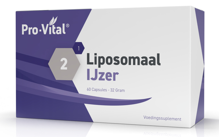 Pro-Vital Liposomaal ijzer 60.00 Capsules