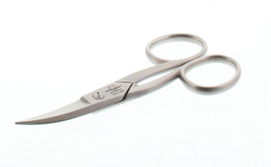 Malteser Pedicure schaar gebogen 10cm, manicure en pedicure instrument, stainless steel, with sharp curved blades for precise trimming