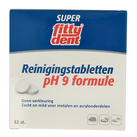 Fittydent Gebitsreinigingstabletten 32.00 Stuks