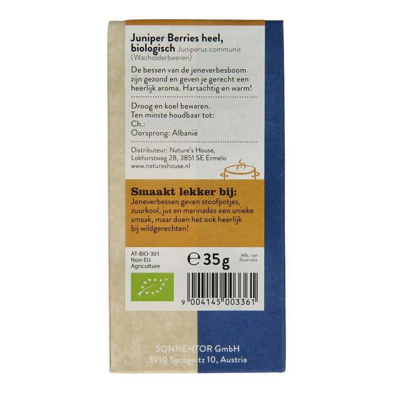 Sonnentor Jeneverbes bio 35 Gram