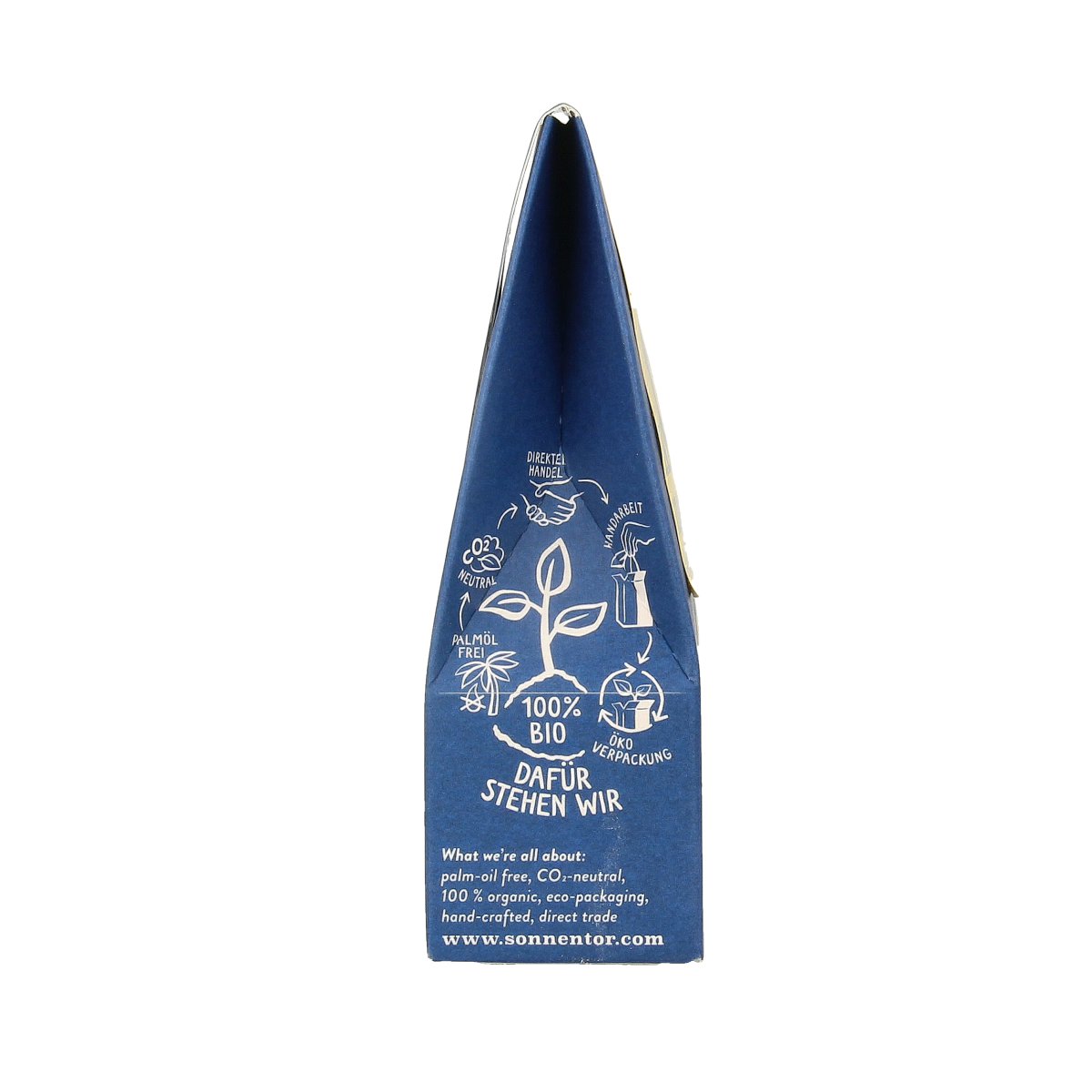 Ground organic clove from Sonnentor, 35g, in a clear container, showcasing the aromatic spice used in cooking and baking.