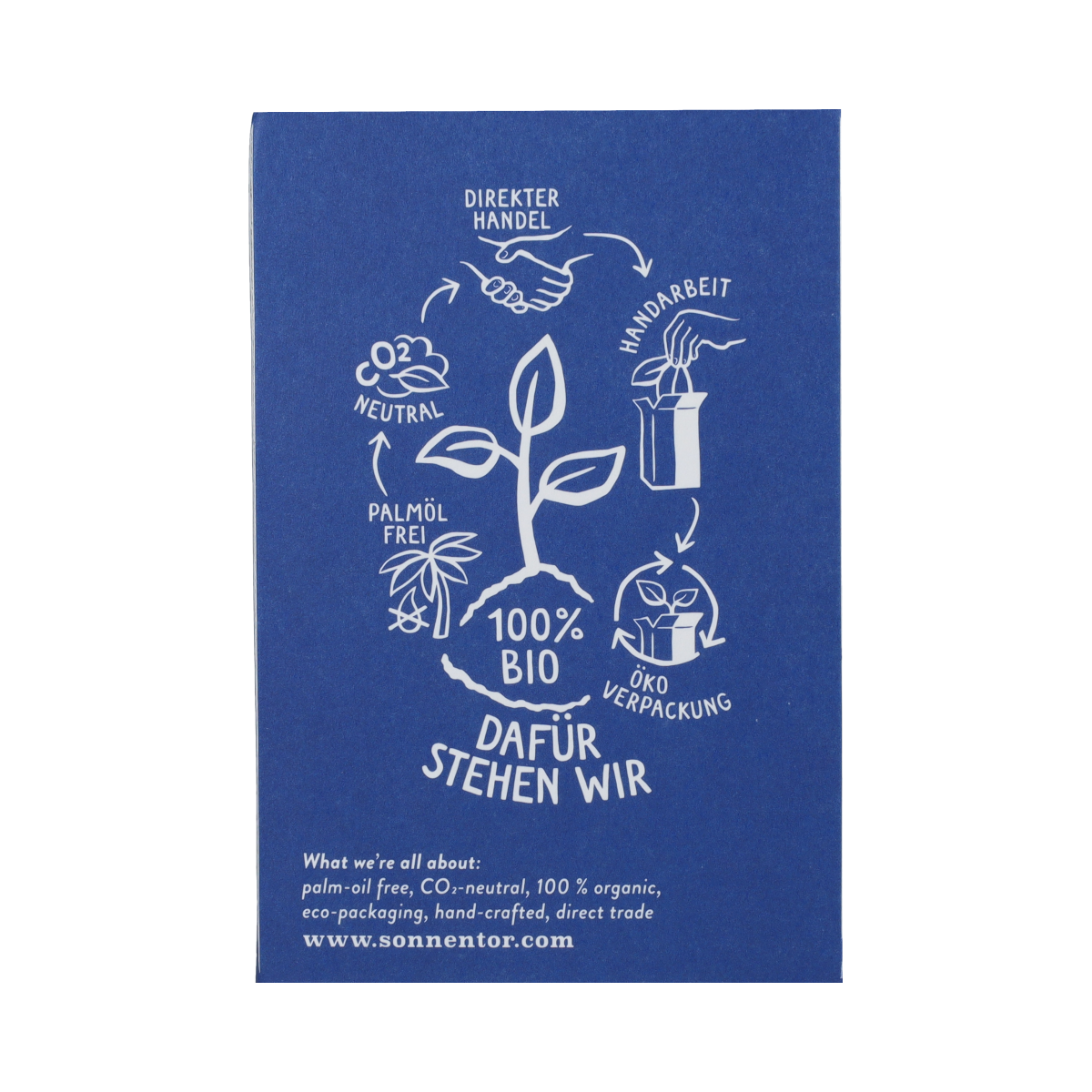 Sonnentor Goed humeur bio tea box with 18 tea sachets, featuring herbal blend for mood boosting, in eco-friendly packaging