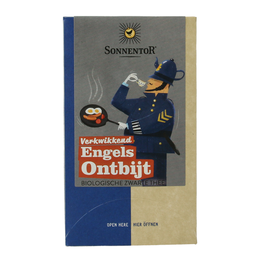 Sonnentor Verkwikkende Engelse ontbijtthee bio 18.00 Stuks