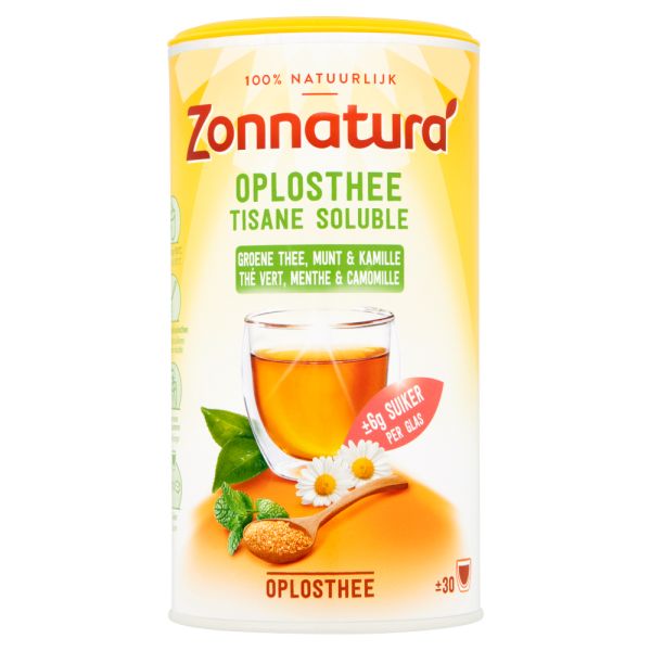 Zonnatura Groene oplosthee pepermunt/kamille 200.00 Gram