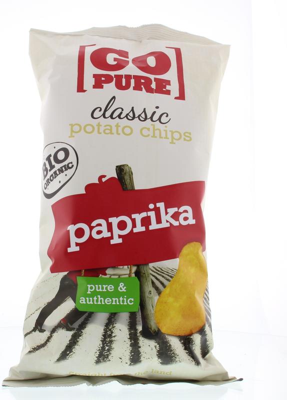 Go Pure Chips paprika bio 125 Gram