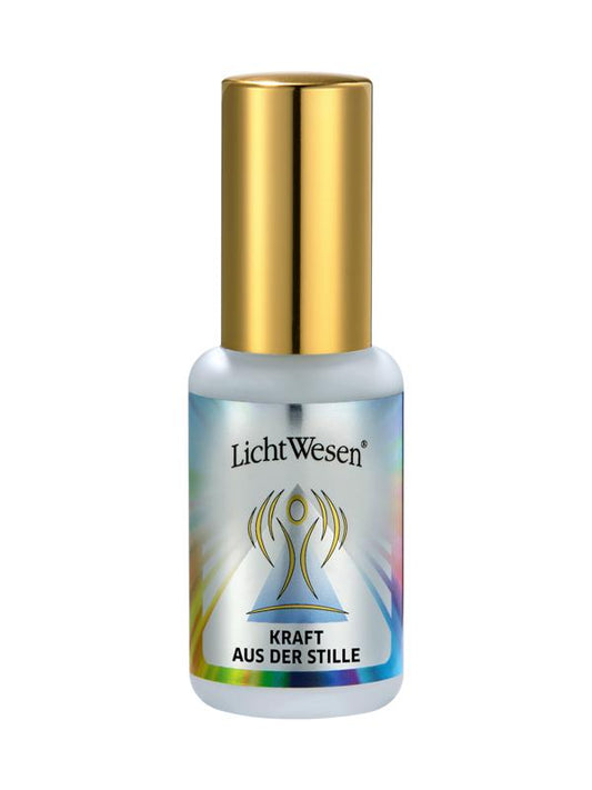 Lichtwesen Kracht van de Stilte Vanille Geurspray 30ml, spiritualiteit scent with a sleek bottle and minimalist label.