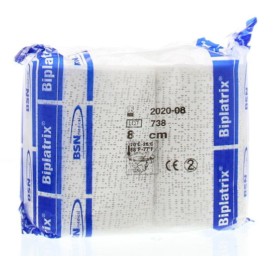 Diversen Biplactrix gipsverband 3m x 8cm 2 Stuks
