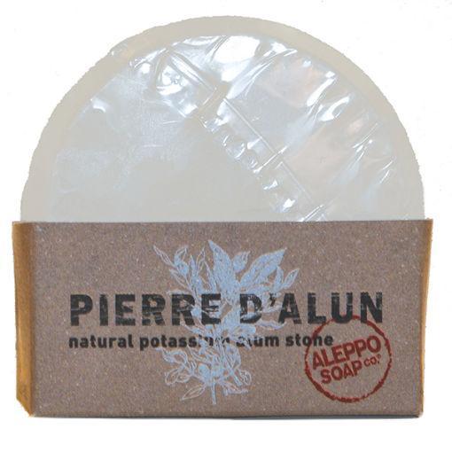 Aleppo Soap Co Aluinsteen 100g soap bar for hair removal and shaving, natural ingredients with a rustic appearance.
