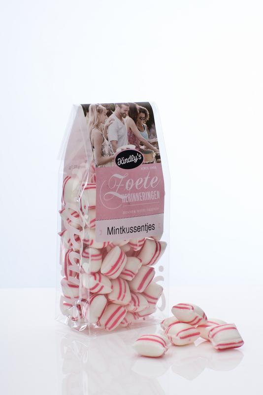 Kindly's Mintkussentjes zoete herinneringen 140.00 Gram
