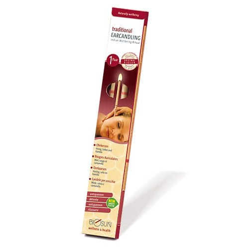 Medical Art Oorkaarsen traditional Hopi ear candles, set of 2, for ear care and natural ear health.