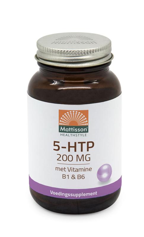 Mattisson 5-HTP 200mg vitamine B1 & B6 60 Capsules