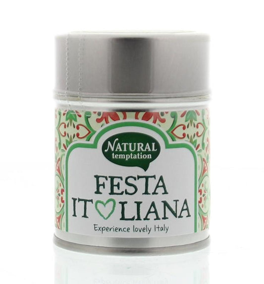 Natural Temptation Fiesta Italiana kruidenmix bio 30.00 Gram