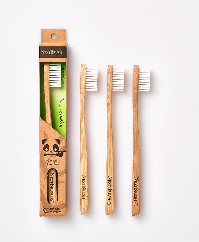 Nextbrush Bamboe kindertandenborstel vanaf 5 jaar 1.00 Stuks
