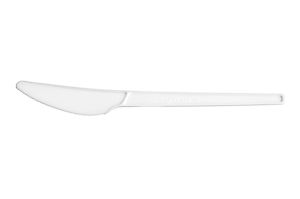Vegware Mes CPLA 16.51cm cooking and dining utensils, set of 50, made from eco-friendly CPLA material, suitable for food use