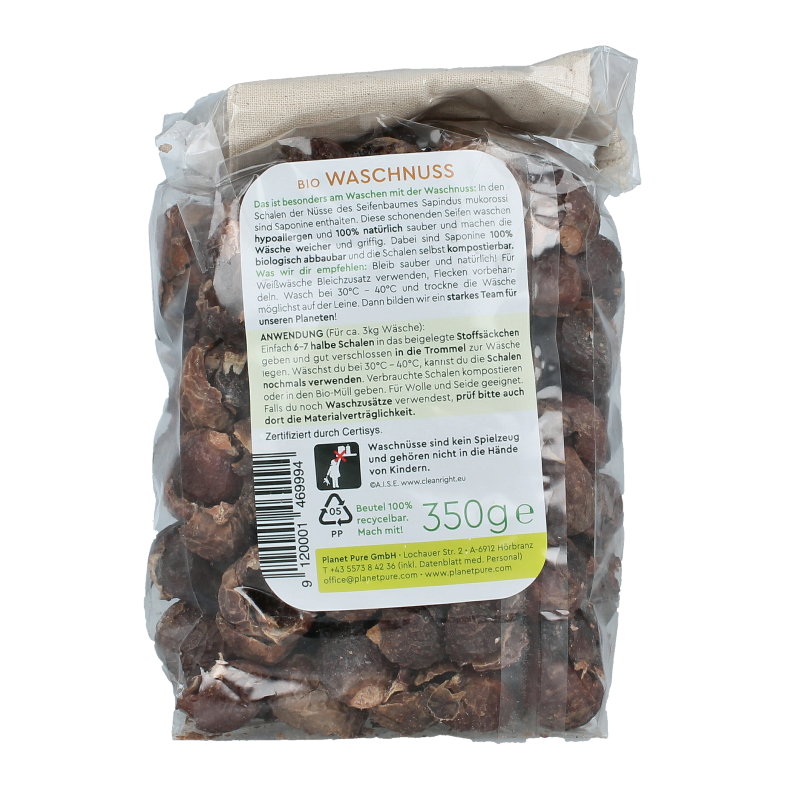 Planet Pure Zeepnoten natuurlijk 350 Gram