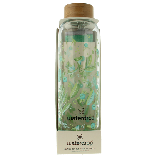 Waterdrop  Glazen drinkfles edition clean 600ml 1 Stuks
